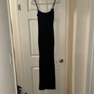 Skims Black Maxi bodycon Dress